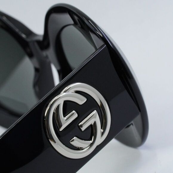 NEW GUCCI GG1647S 007 BLACK GREY SUNGLASSES - Picture 5 of 11